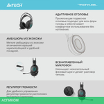 Наушники A4Tech Fstyler FH300U черный