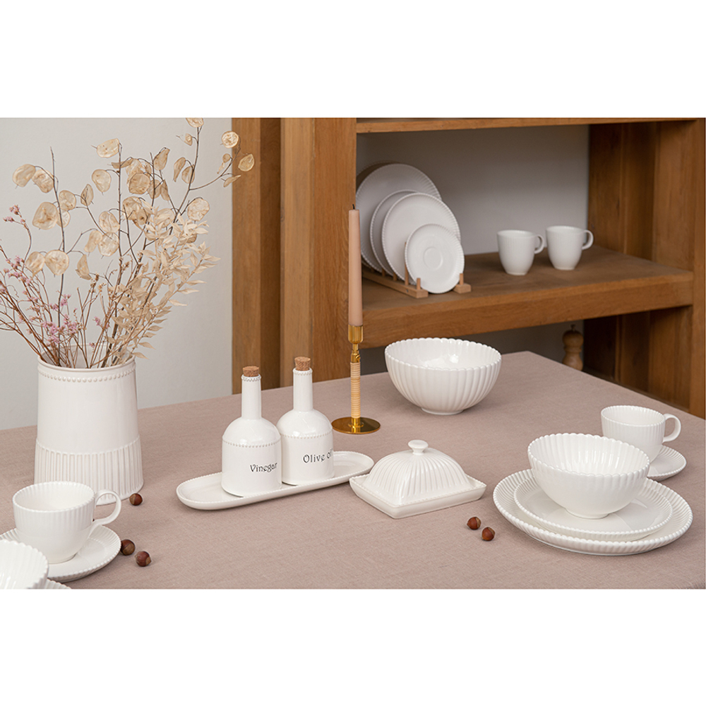 Бутылка для уксуса белого цвета из коллекции kitchen spirit, 250 мл