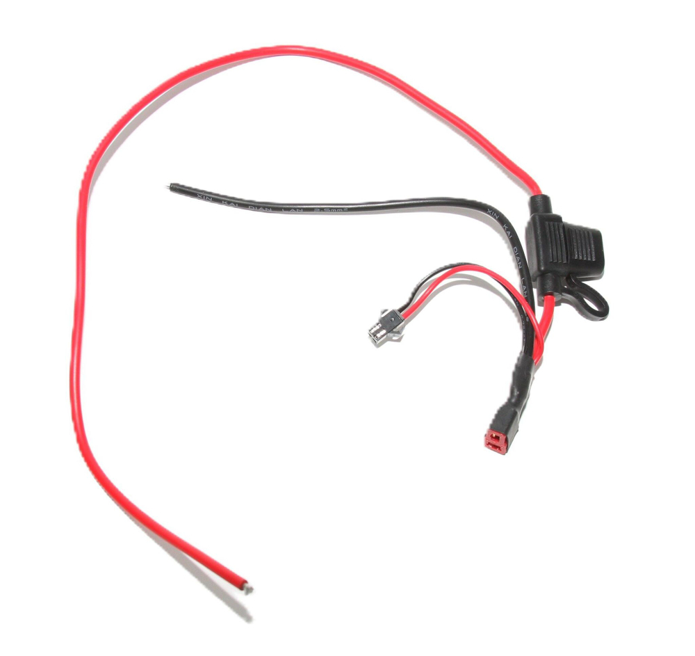 Провод кабель разъем аккумулятора с предохранителем для электровелосипеда