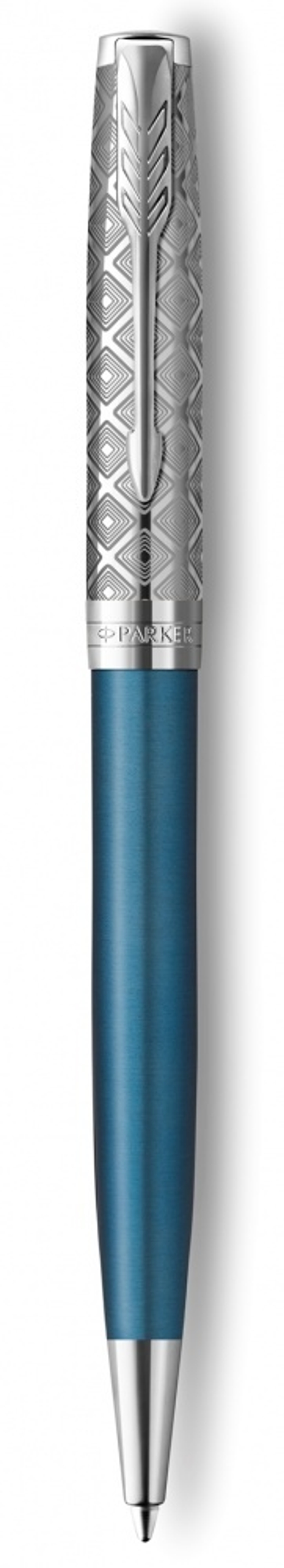 Шариковая ручка Parker Sonnet Premium Refresh BLUE CT, стержень: M, цвет чернил: black , в подарочной упаковке