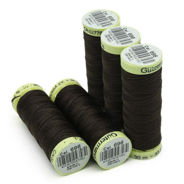 Нитки отделочные Gutermann Top Stitch 30 (30 метров), 5 кат. | 696 т.шоколад