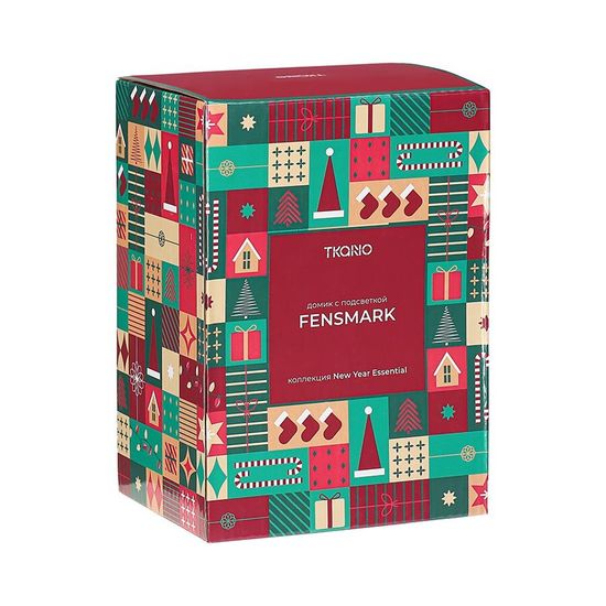 Домик с подсветкой fensmark из коллекции new year essential