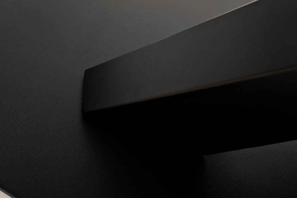 "Юпитер" стол интерьерный раздвижной обеденный из керамики, цвет белый глянцевый