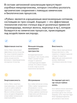 Автономная канализация - Септик - Рубин 5 - 1000 литров в сутки - до 5 человек / Сепбас