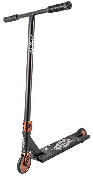 Самокат Tech Team Old Boy Черный/Бронзовый