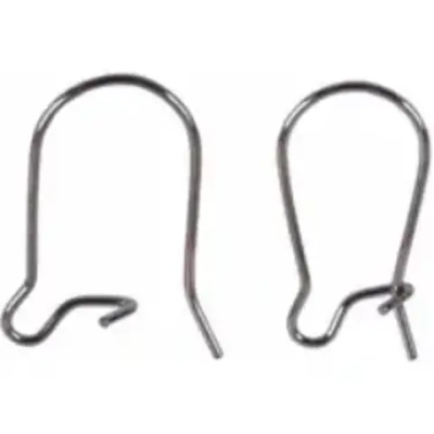 Швензы/Заготовки для серёжек с французскими застёжками, 15 мм, никель