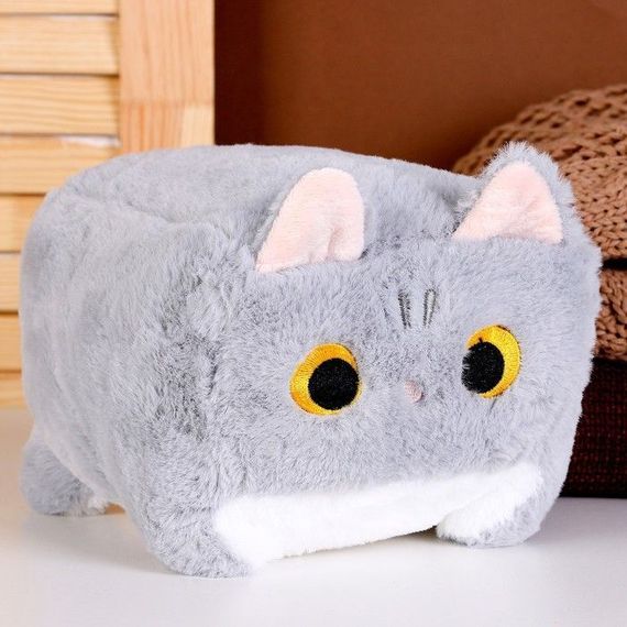 Yumşaq oyuncaq \ Мягкая игрушка \ Soft toys  Pişik baton (balaca) (boz)