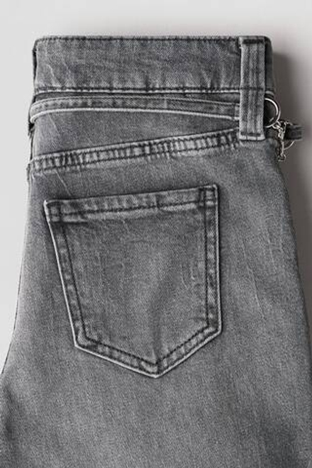 H&M Джинсы Baggy Fit Bootcut, серый