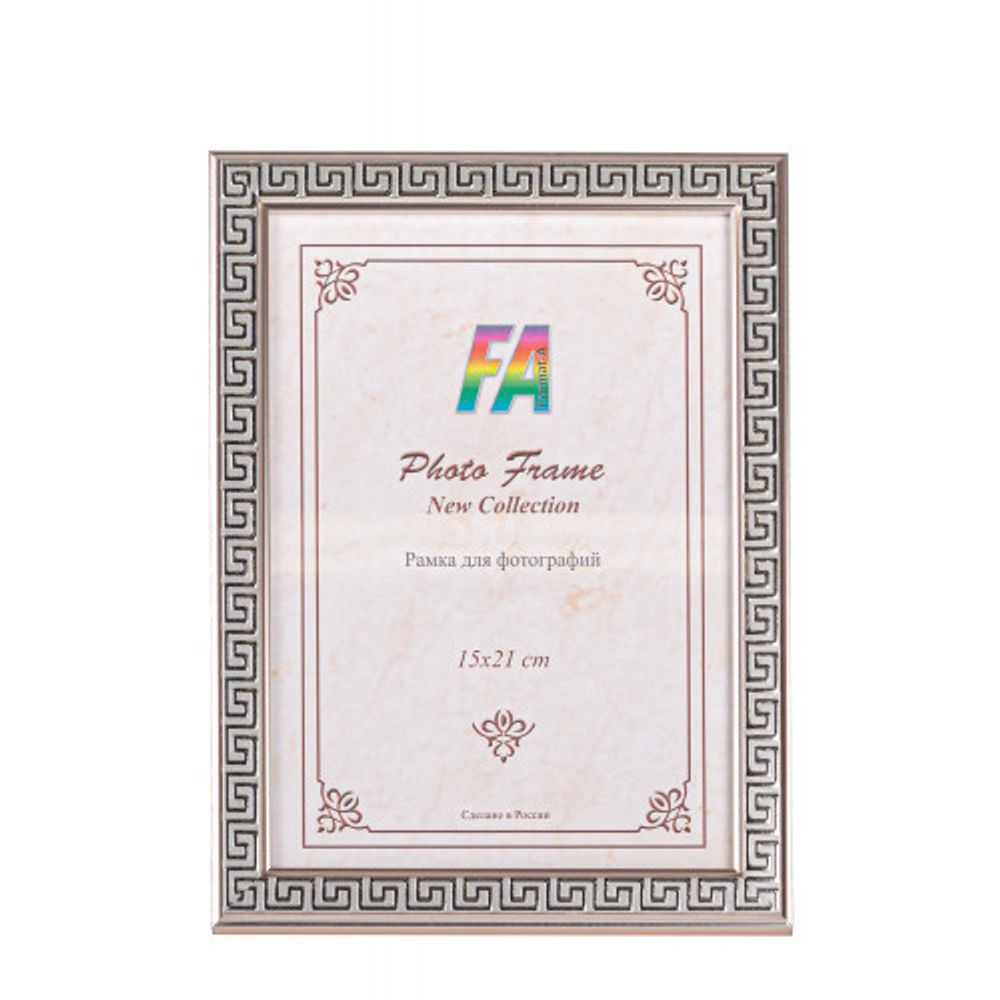 FA Пластик меандр серебро 21х30 | FA фототовары