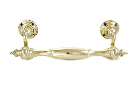 Ручка скоба большая парадная Невский 25 латунь