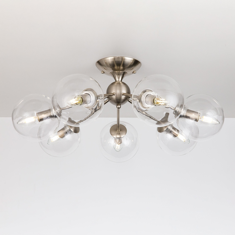 Citilux Томми CL102171 Люстра потолочная Матовый Хром