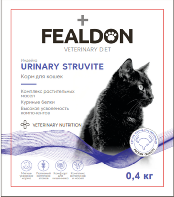 Сухой корм для кошек Fealdon URINARY STRUVITE