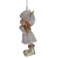 GAEM Изделие декоративное подвесное "Мальчик/Девочка", L5 W4 H9,5 см, 2в.