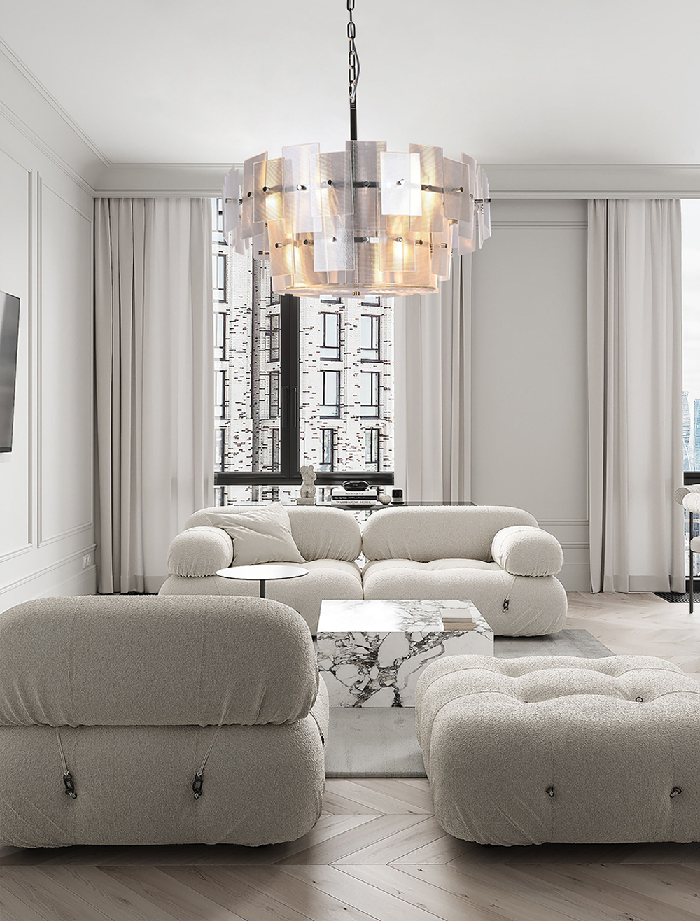 Люстра BRCH9161CG nickel