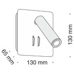 Настенный светильник (бра) Technical C175-WL-01-6W-W