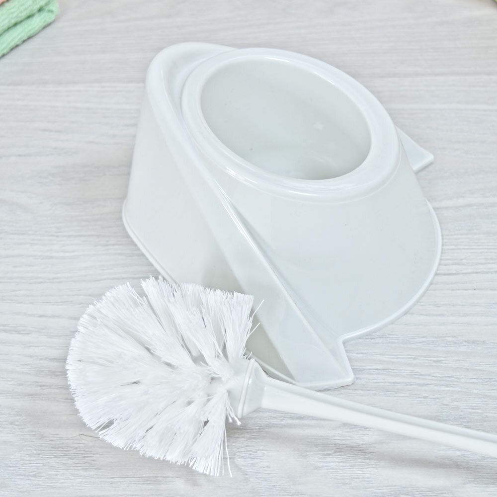 Ерш для туалета "Tule" угловой (светло-серый)