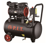 Компрессор PAC24-C1 (0,6кВт, 110 л/мин, 8бар, 24л, 2 цил, 1 вых, пр.привод, безмасл) P.I.T.