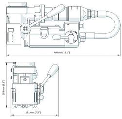 Магнитный сверлильный станок Promotech PRO-35 ADA ATEX