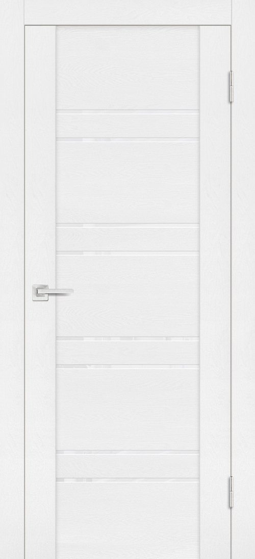 Дверь PST-1 / Цвет белый ясень / белоснежный лакобель / Двери PROFILO PORTE