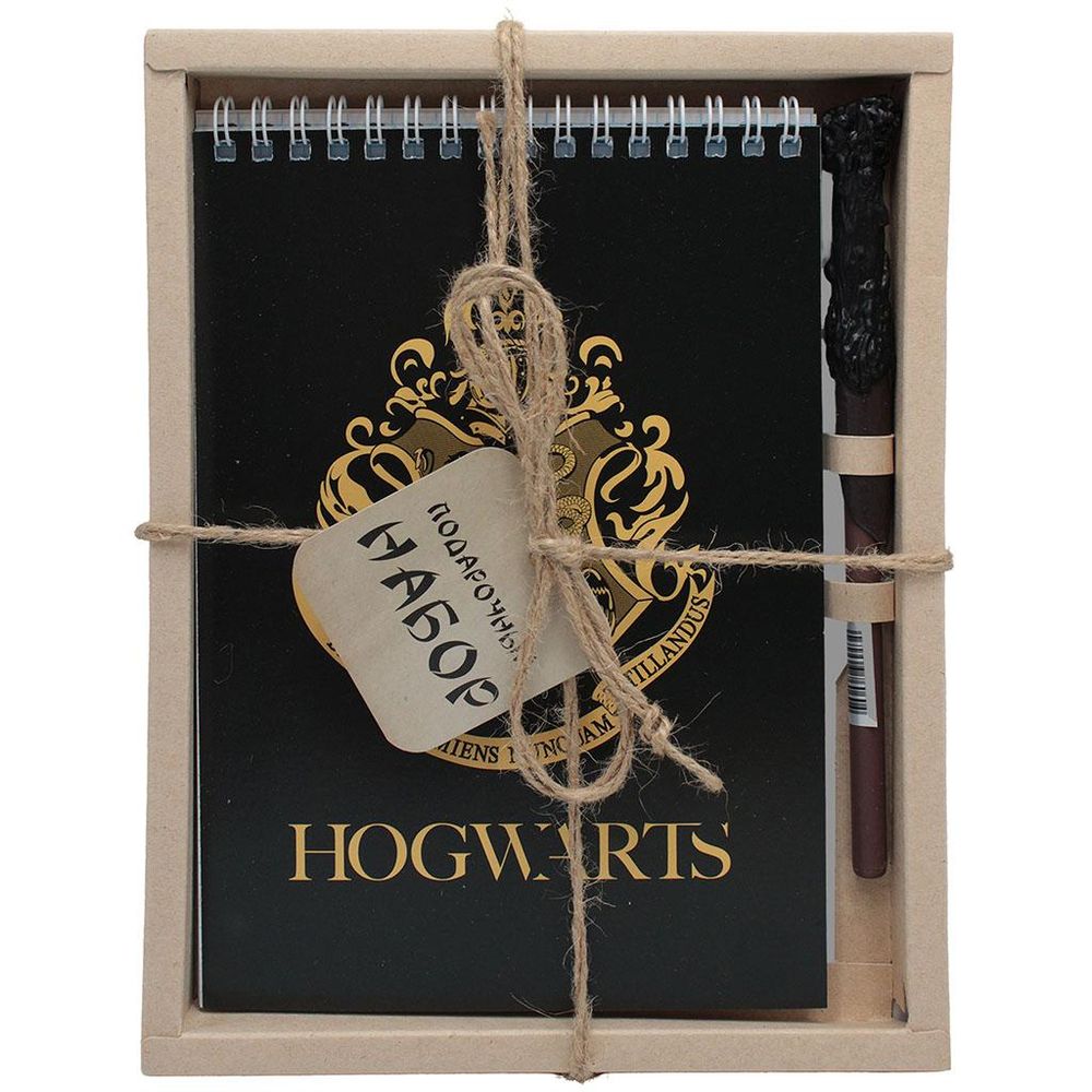 Набор Блокнот Гарри Поттер А5 60 листов + Ручка шариковая Волшебная палочка (вид 2) (Центрум)