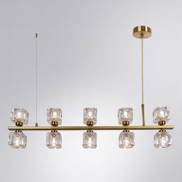 Люстра подвесная 7205/17 SP-10 латунь Alessandro Divinare