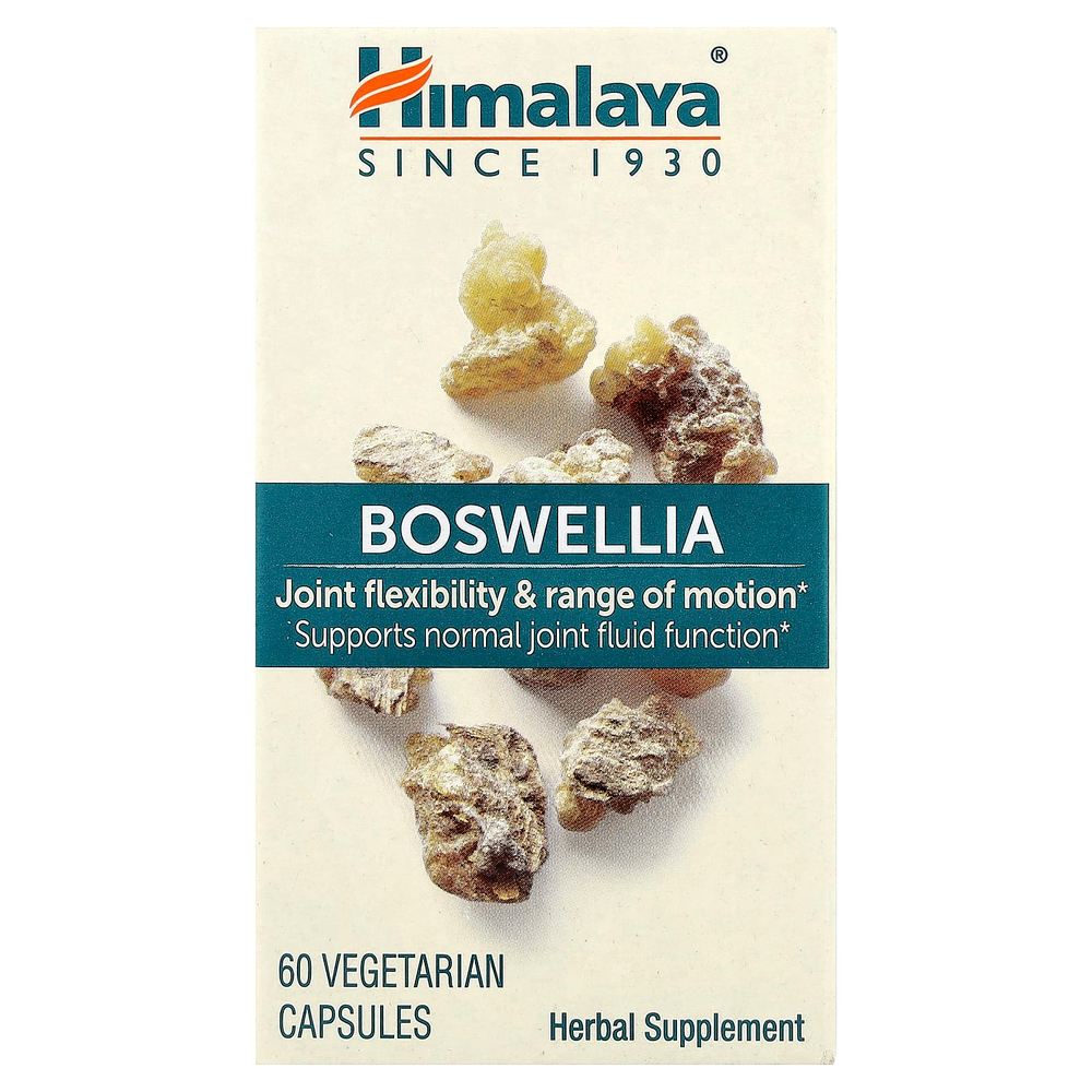 Himalaya, Boswellia, 60 вегетарианских капсул (125 мг на капсулу)