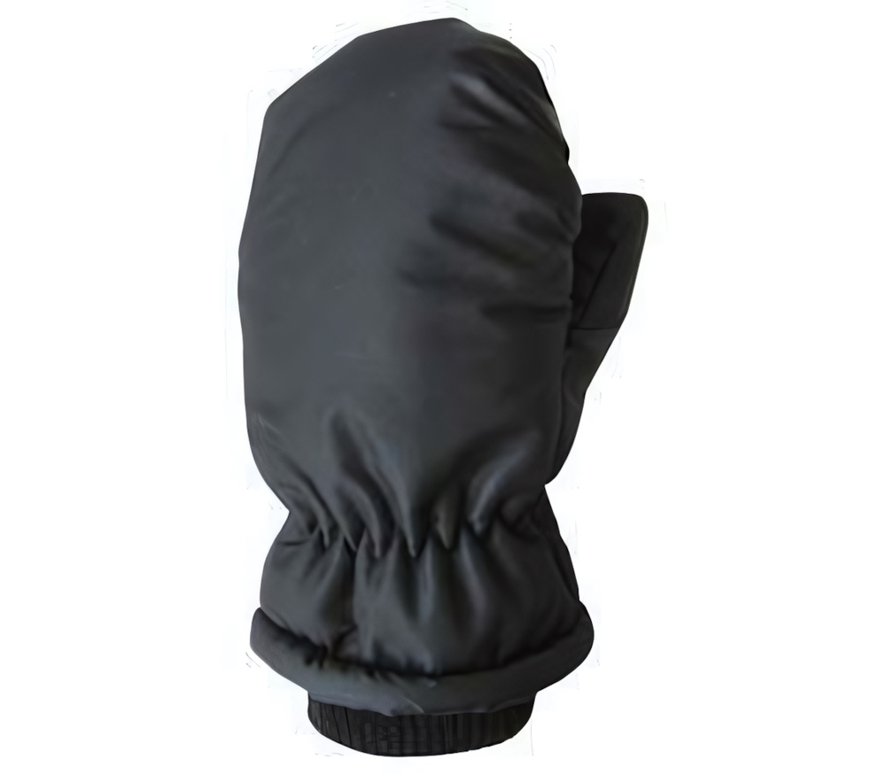 Варежки болоньевые 13с62-16 черный р.16, 1 шт.