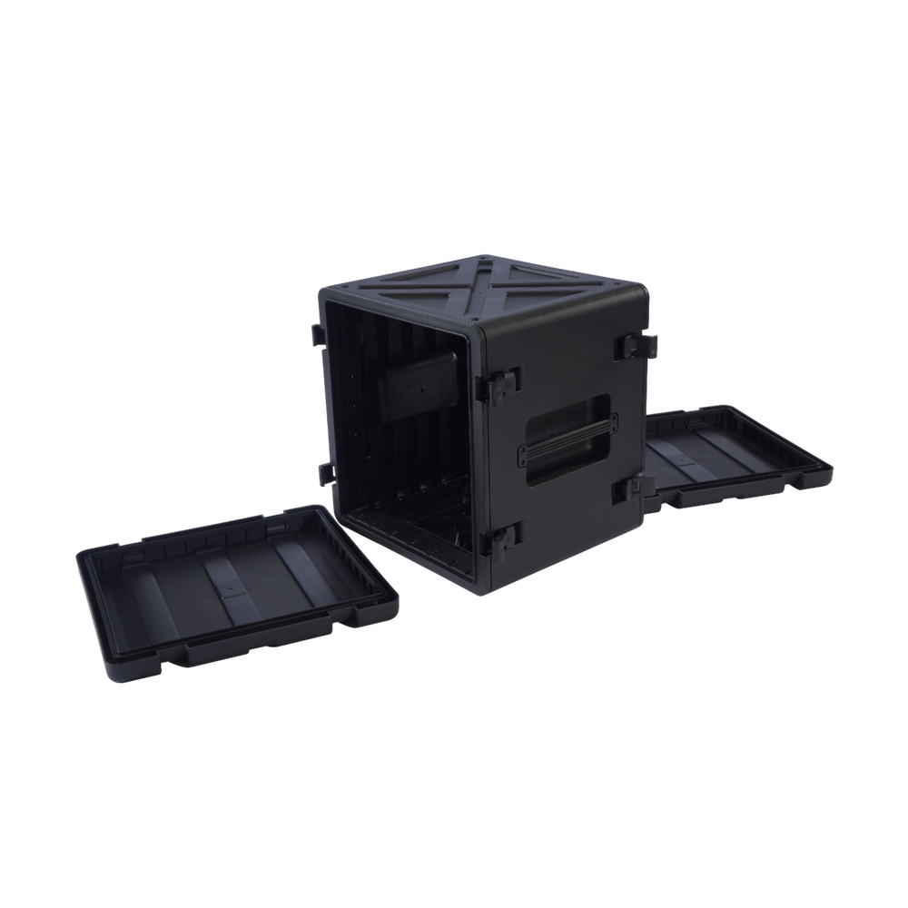 Ударопрочный пластиковый Рэковый кейс 12 юнитов KZCASE@RACK12U