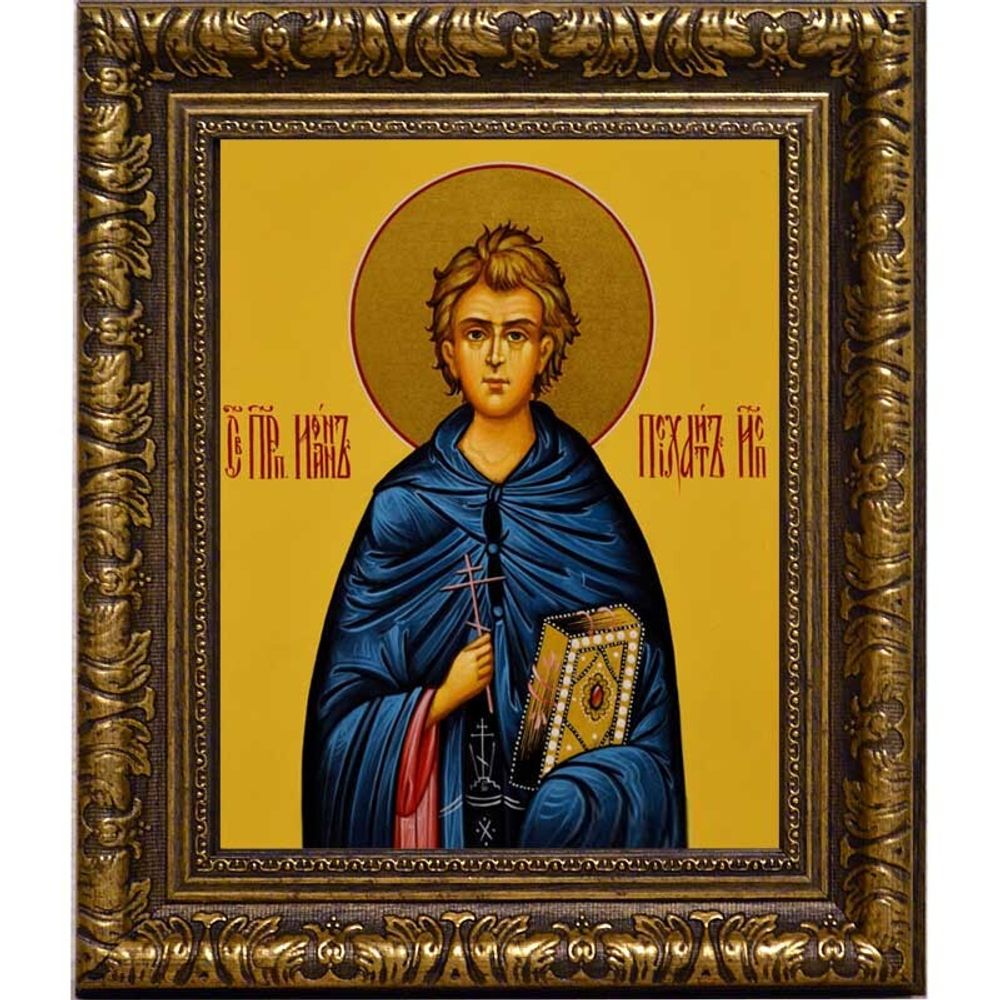 Иоанн Психаит преподобный. Икона на холсте.