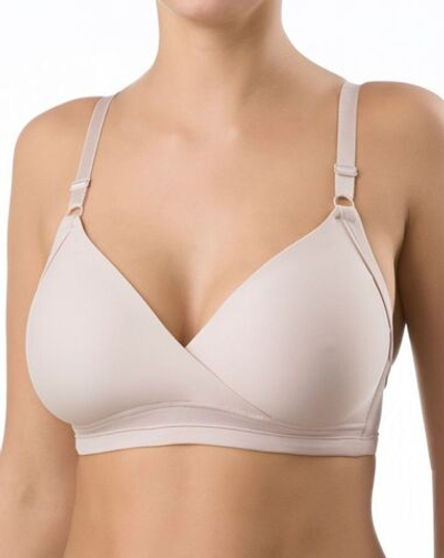 Бюстгальтер-минимайзер без косточек Victoria (Размер: 75D) (Цвет: пудровый)