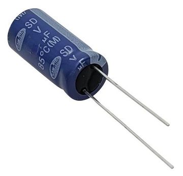 Конденсатор электролитический 2,2мкФ 450в 85°С SD / 8x11 / Samwha