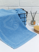 Полотенце махровое, г/к, 34х60, арт. BS 34-60, 400 гр/м2, цвет: 012-голубой,