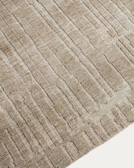 Ковер Eriana из синтетического волокна зеленого цвета, 200 x 300 см