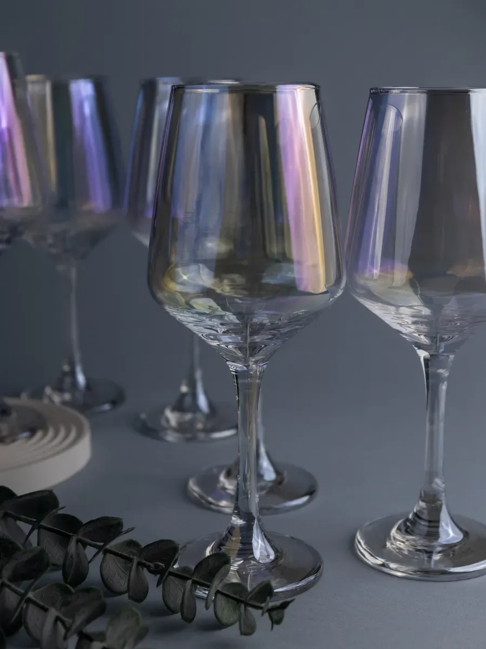 Набор бокалов для вина, 365 мл, 6 шт. перламутровые