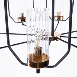 Люстра на штанге Arte Lamp A7004PL-8BK