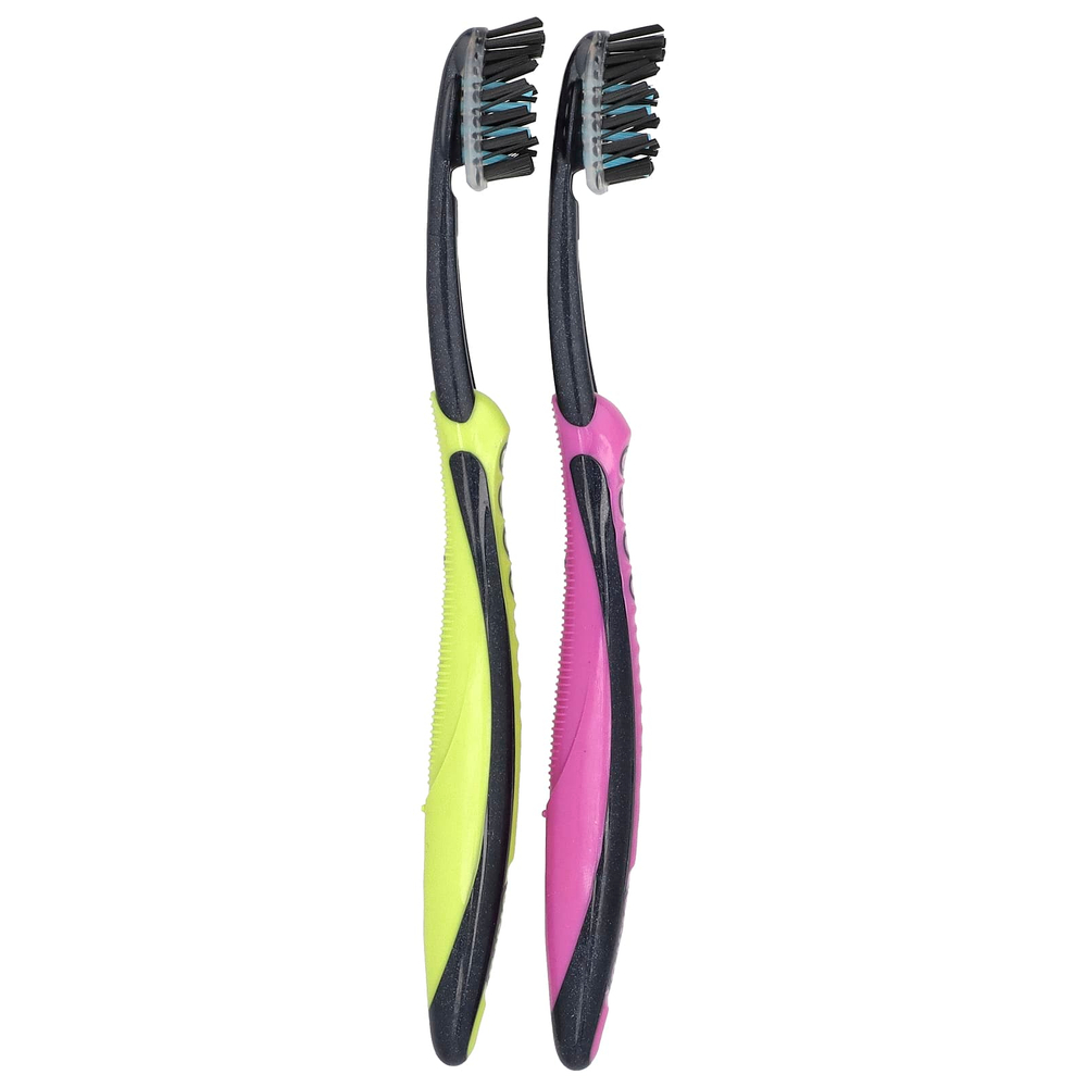 Oral-B, Pro-Flex, зубная щетка с древесным углем, мягкая, 2 шт.