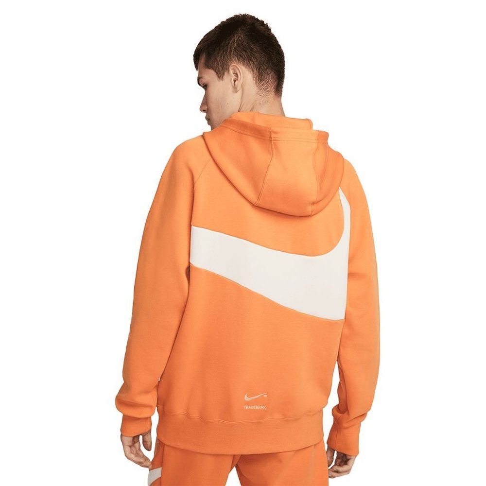 Баскетбольная толстовка Nike NSW Swoosh Tech Fleece Sweatshirt Orange