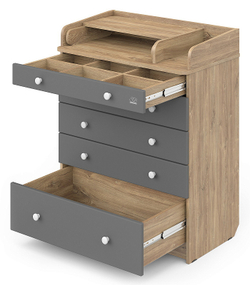 Комод Sweet Baby Marsala 427191 Дуб канзас/антрацит