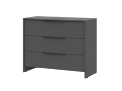 Камелия 1 комод 3 ящика (серия 2) / Графит