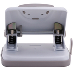 Дырокол DELI "PRO", до 20 листов, металлический корпус