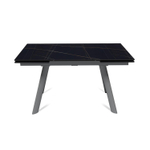 Стол раскладной Stone (140+40+40), керамика матовая Black Gold