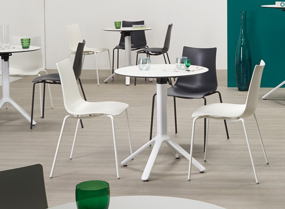 Стул пластиковый Scab Design Zebra Technopolymer 4 legs, лен