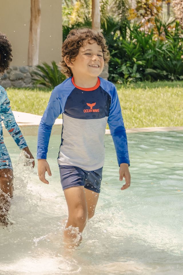 Двусторонние плавки для мальчиков с защитой от УФ-излучения