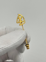 Брошь булавка с головой лошади