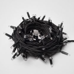 ULD-S1000-120-DBA BLUE IP67 Гирлянда светодиодная с контроллером. 10м. 120 светодиодов. Синий свет. Провод черный. ТМ Uniel