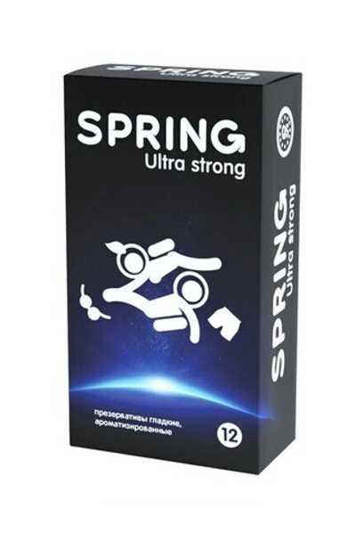 Презервативы SPRING Ultra Strong, 12 шт./уп. (ултьра-прочные) (Цвет: прозрачный)