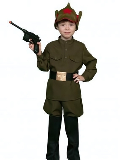 Костюм карнавал. "Красноармеец" дет. р-р S (рост 116-122) (Карнавалофф)