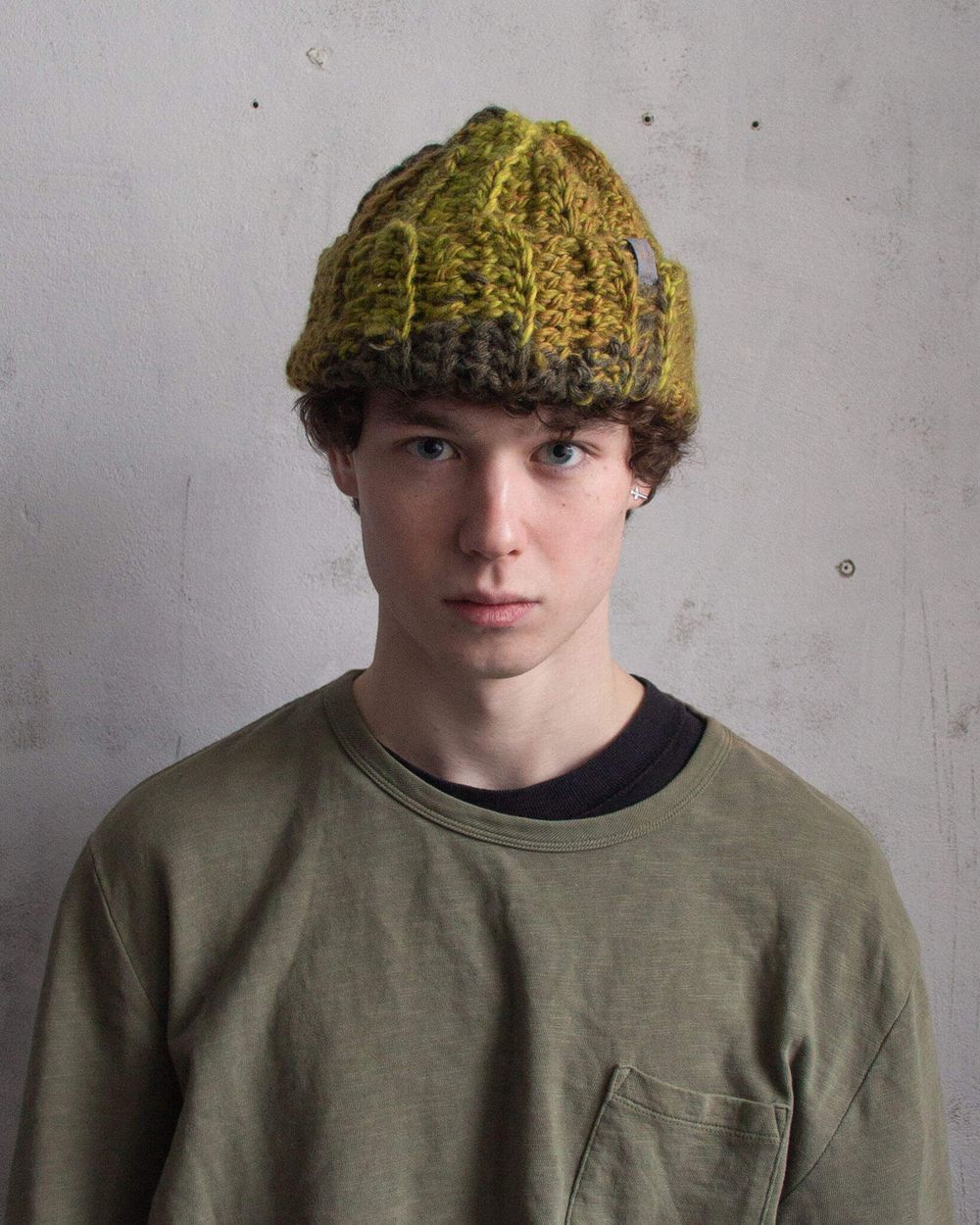 Шапка вязаная Fuzzz Knit Beanie Cone Forest
