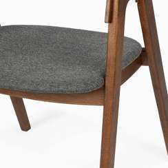 Стул Prerogative, орех, темно-серое сиденье