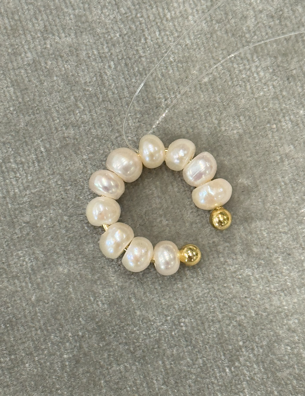 Серьги Cuff pearl